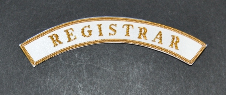Knights Templar Grand Masters Bodyguard Registrar Badge